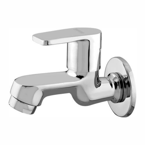 Bib Cock Short Body with Wall Flange Chrome